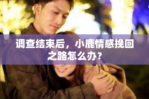 调查结束后，小鹿情感挽回之路怎么办？