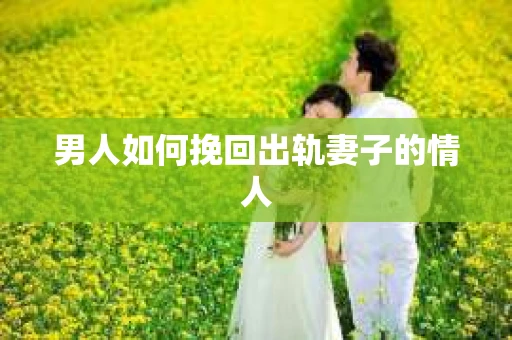 男人如何挽回出轨妻子的情人