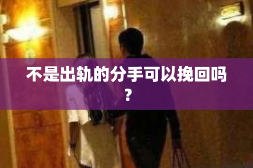 不是出轨的分手可以挽回吗？