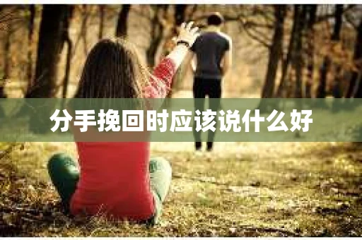 分手挽回时应该说什么好