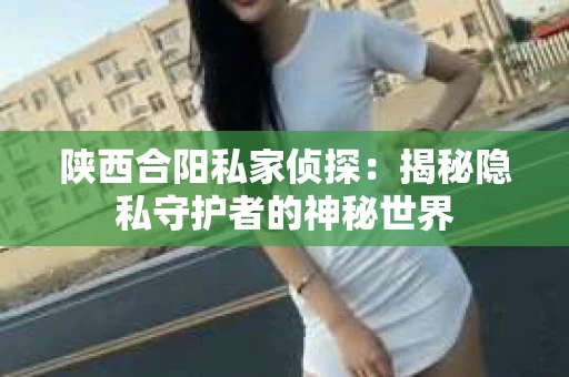 陕西合阳私家侦探：揭秘隐私守护者的神秘世界