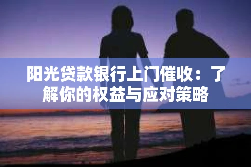 阳光贷款银行上门催收：了解你的权益与应对策略