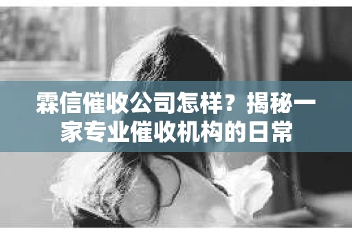 霖信催收公司怎样？揭秘一家专业催收机构的日常