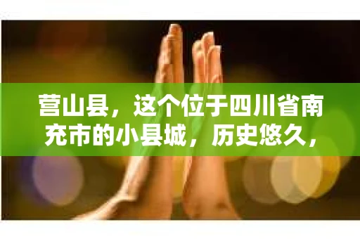营山县，这个位于四川省南充市的小县城，历史悠久，风景秀丽。但在这个宁静的小县城里，你是否会好奇，有没有私家侦探的存在呢？今天，我就来和大家聊聊这个话题。