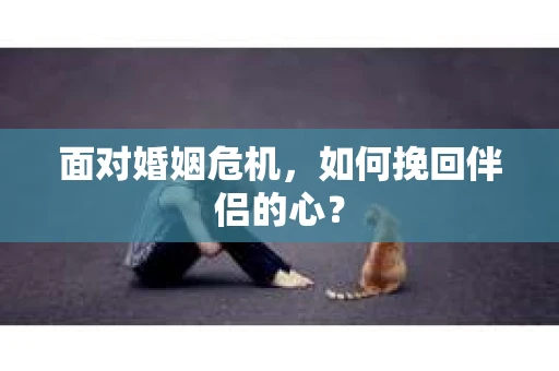 面对婚姻危机，如何挽回伴侣的心？