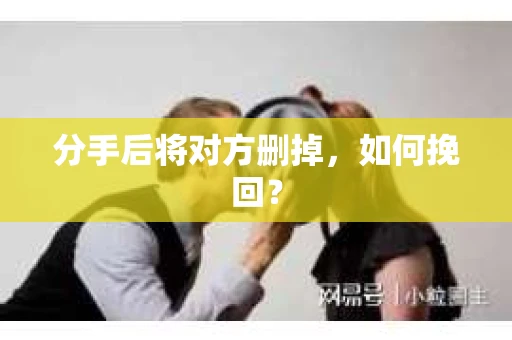 分手后将对方删掉，如何挽回？