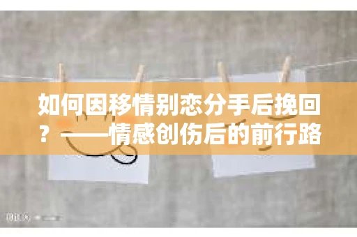 如何因移情别恋分手后挽回？——情感创伤后的前行路线图